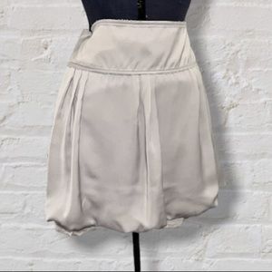 Gap Light Gray Layered Bubble Above Knew Mini Skirt